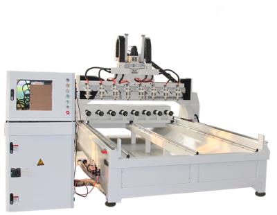 China Machine 4 With Rotary / 4 Head Hotels Axis 3D CNC Machine Leg Wood Engraving Cutting Machine for sale