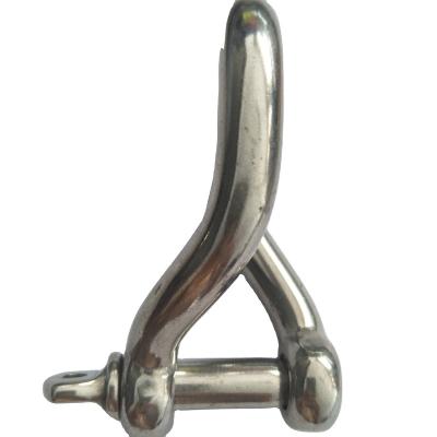 China Heavy Industry Stainless Steel 316 304 Twist Shackle for sale