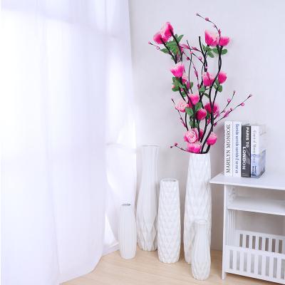 China Originality Large White Modern Contracted Decorative Furnishing Items Floor Vases for sale