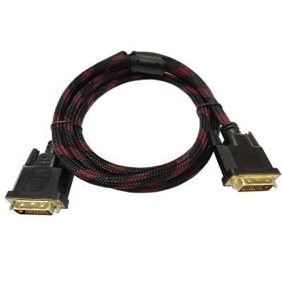 China COMPUTER 20M DVI Cable DVI-D Male To Male Gold Plated Computer Cable Red And Black Lynon for sale