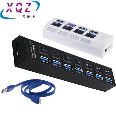 China Charging+Data Transfer USB 3.0 Single HUB 4port 7port Switch Data And USB Plug Charging Extra for sale