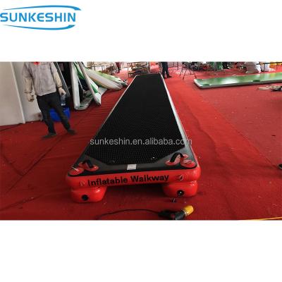 China Good Quality Red Color PVC 5m Inflatable Rescue Flotation Rescue Survival Board for sale