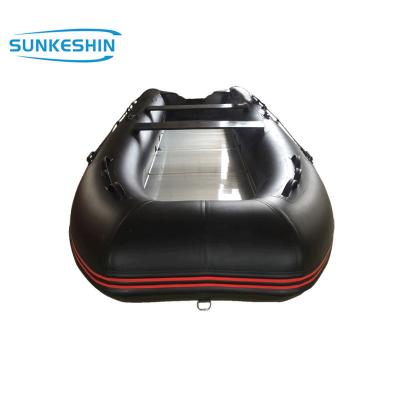 China 4.7m Inflatable Boat Floor Boat SSD470AL Aluminum Rescue Boat Fishing For Sale for sale