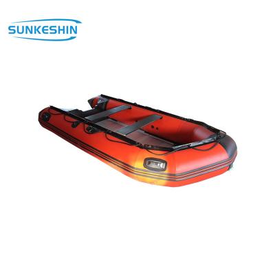 China Fishing 4.1m 8 Person Quality Aluminum Floor Inflatable Lifeboat Tender for sale