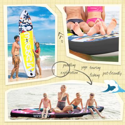 China Unisex Full Inflatable Drop Stitch Durable Inflatable Sip Board OEM Stand Up Paddle Board for sale