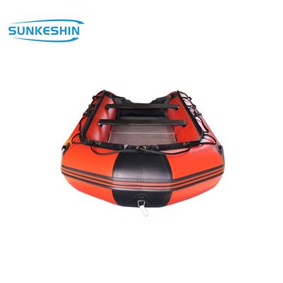 China Fishing New 4.1m Inflatable Fishing Boat 2022 For 11 Person 1080kgs for sale