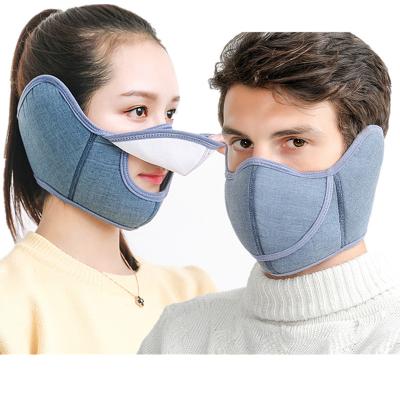 China Winter Warm Warm Cotton Face Mask Earmuffs Face Mask Men And Women Ear Mask Outdoor Riding Cold-proof Gift for sale