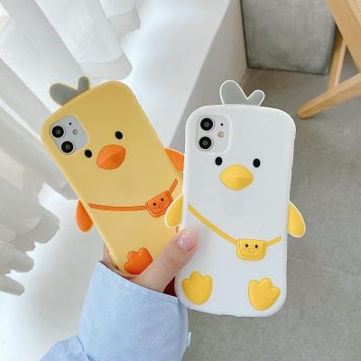 China Cute Lovely Duck Phone Case Cartoon Shockproof Shockproof Silicone Phone Case For iPod 6 7 Touch 5 for sale