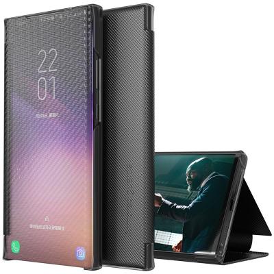 China Shockproof For Redmi Note 10 Carbon 4g Smart PU Leather Flip Cover Magnetic Book Stand For Redmi Note 9 poco x3 pro for sale