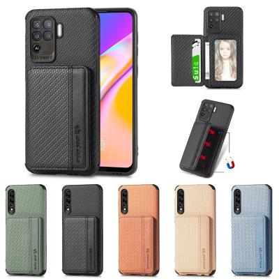 China Credit Card Shockproof Protector Magnetic Card Case Shockproof Cover For OPPO realme 7 Reno 5pro 6 pro for sale