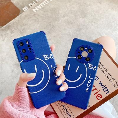 China Shockproof For Huawei Mate 40pro Pattern Mobile Phone Creative Smile Shockproof Shape For Huawei P30/40 nova 8SE for sale