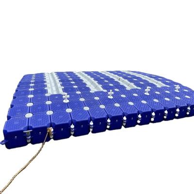 China Blue Plastic Modular Floating Dock Pontoon Jet Ski Floating Dock Sea Scooter Pontoon Dock Easy Installation for sale