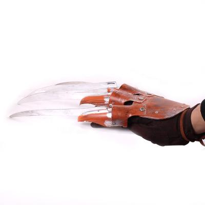 China Wolverine Flexible Gloves For Hot Sale Movie Cosplay Props Korean Freddy Kreuger Dlx Wolverine Claws Gloves Men's Velvet Gloves for sale