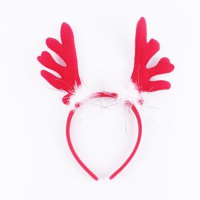 China Lovely Hot Selling Christmas Deer Headband Kids Christmas Hair Accessories Carnival Party Christmas Decorations for sale