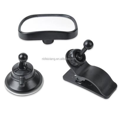 China Universal Baby Car Mirror Baby Rear View Mirror For Car Safety Adjustable Sucker Clip All Including 88*57mm for sale