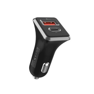 China Quick Charge 4.0 QC 3.0 USB Car Charger For Samsung s10 18W Type C PD Car Charging iPhone 11 X Xs 8 PD Charger for sale