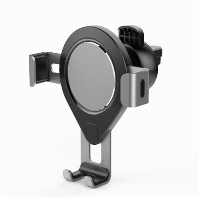 China Gravitational Car Mount Bracket Universal Mobile Phone Holder Clip Air Vent Mount Car Holder for sale