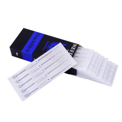 China Permanent 50pcs/box Black Bird Premium Disposable Stainless Steel Tattoo Needle for sale