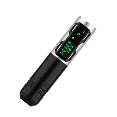 China Permanent EZ Wireless LCD Display Tattoo Pen High Definition USB Rechargeable Rotary Wireless Tattoo Machine Pen for sale