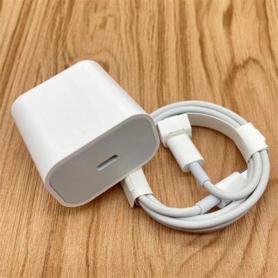 China Charging Adapter +Type C - Lightning PD 20W CHARGER QUICK CHARGER KIT New MFI PD Fast Cable Set 18W USB C Cable Lightning PD For Apple iPhone 11/11 pro for sale