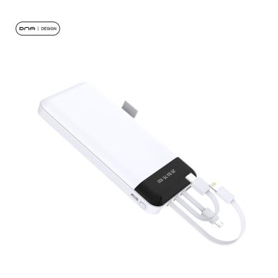 China High Quality Fast Charging Support DNA PB-02 For iPhone 3 Original Fast Charger IN 1 PD CHARGER+Type-c Port Power Bank For iPhone 12 for sale