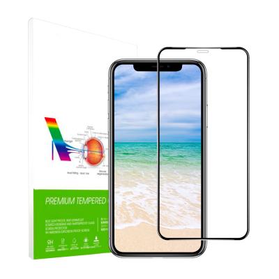 China Easy to install for iPhone 12/12 mini/12 pro/12 pro 2.5D 9H 0.3mm max clear tempered glass film screen protector for iPhone 11 screen protector for sale