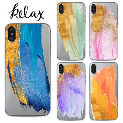 China 210583#Chinese Fluorescent Shockproof Mobile Phone Case Two Color Anti-drop Cover Device Shockproof Soft Shell For iPhone X/XS for sale