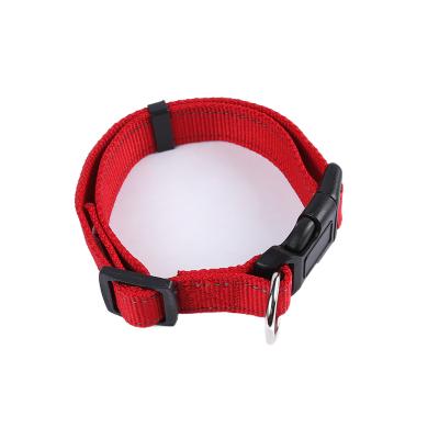 China Custom Sustainable Factory For Small Medium Large Puppy Dogs 20+ Colors Classic Nylon Dog Collar for sale