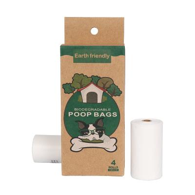 China Sustainable Hot Sell Compostable Eco Friendly Disposable Dog Poop Bag Biodegradable Poop Bags for sale