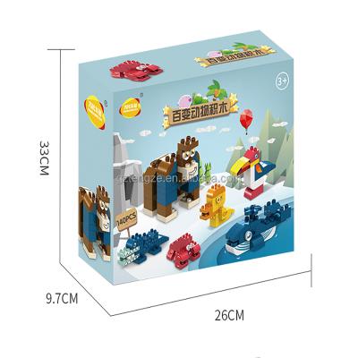 China ABS 257 Pcs Animal Plastic Advance Large The Industry Reasonable Price High Quality Kids For Educational Toys Building Blocks DIY for sale