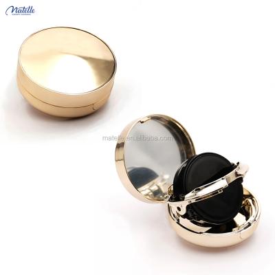 China Recyclable Cosmetic Cream Functional Gold Functional Cushion Base BB Case Cups Gold With Mirror for sale