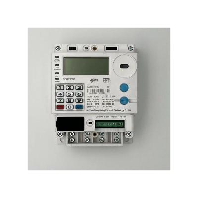 China Factory direct sales LCD display single phase keypad intelligent energy meter DDSY1398 for sale