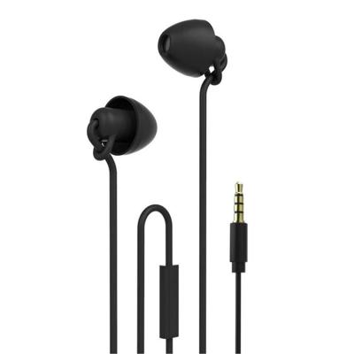 China 3.5mm In-Ear Sleep Headphones In-Ear Ear Plugs Sleep Headphones, with Built-in Hands-Free Calling Mic for All Smartphones for sale