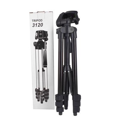 China Wholesale 3120 Professional Mobile Phone Tripod Mini Tripod Digital Camera Folding 34CM Aluminum Alloy Telescopic Bracket for sale