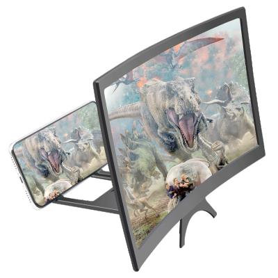 China Wholesale Outdoor Foldable Curve 14inch HD Desktop Phone Video Stand For Enlarged 3D Screen Mobile Phone Smart Magnifier for sale