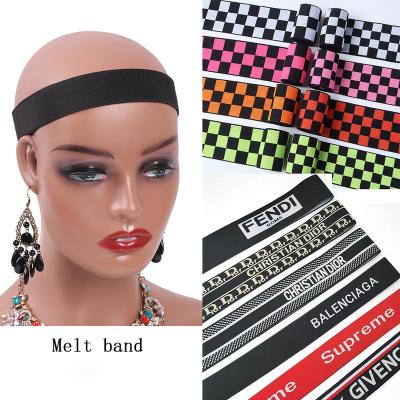 China 2022 New Adjustable Multicolor Elastic Wig Hair Band Fixed for sale