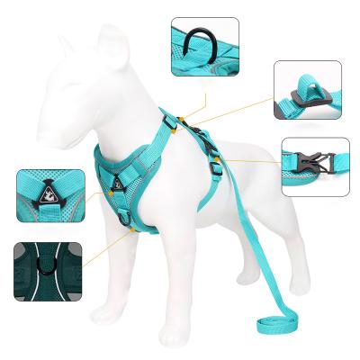 China Outdoor Vest Type Pet Chest Strap New Dog Breathable Reflective Leash for sale