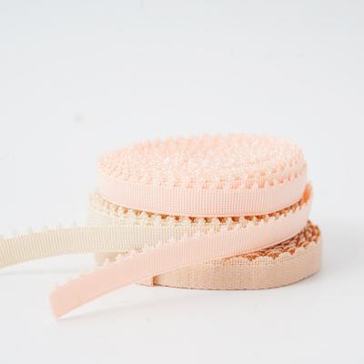 China Polyester 10mm Solid Color Elastic Waist Crown Shape Waistband Custom Elastic Band for sale