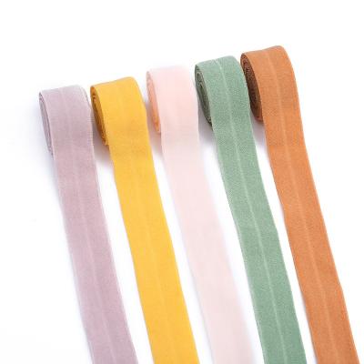 China Custom 2cm High Tenacity Folding Binding Binding Elastic Bands Nylon Seamless Stretch Strap For Underwear And Sleeve for sale