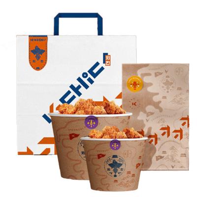 China Recyclable Custom Logo Print Brown Kraft Paper Bag With Handle Bag Supply Packaging Box for sale