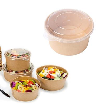 China Disposable Disposable Paper Food Container With Lid To Take Out Container Paper Food Box for sale