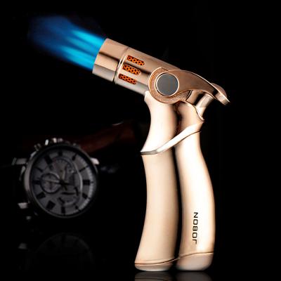 China Manufacturers Four Fire Torch Gun Welding Lighter BBQ Gas Lighter Jet Windproof Cigar Lighter for sale