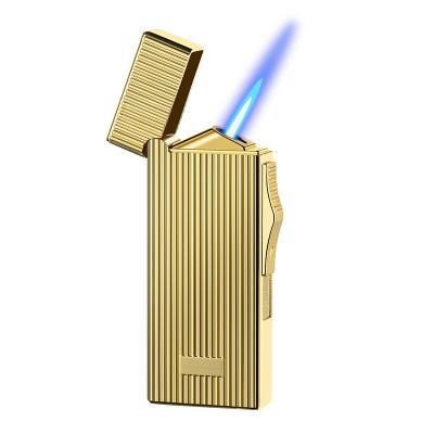 China Gas igniter refill new product fashion loud noise directly into the blue flame igniter can be customized logo for sale