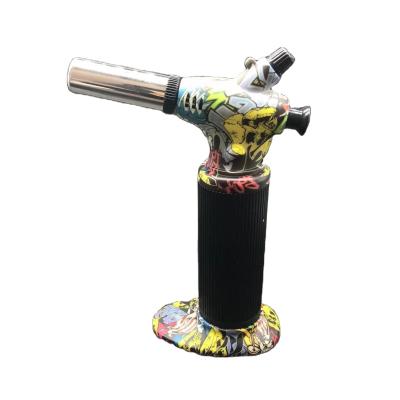 China New Waterproof Cigarette Lighter BBQ Spray Gun Windproof Lighter Grill Outdoor Custom Spray Gun for sale