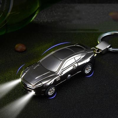 China USB Windproof Mini Key Chain Lighter Rechargeable Sport Car Cigarette Lighter Gas Lighter Mode for sale