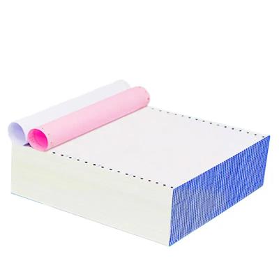 China Commercial Office Paper Factory Specialized Suppliers Carbonless Paper Continuous Form For NCR Printing Invoice Paper for sale