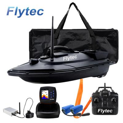 China Flytec 2011-5 500M Dual Motors Remote Control Bait Boat Ice Fishing Sonar Sensor Wireless Fish Finder Boat Fish Finder For Bait Boat Fishing for sale