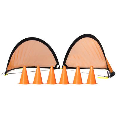 China Portable PP Plastic Flytec Pop Up Soccer Goal With LED Lighting Training Cones Set Sport Plastic Training PP FIFA World Cup (世界杯) For 10 Hours for sale