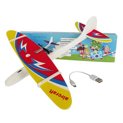 China Flytec 28*29*4cm Double Wing Aircraft Model Electric Glider Safety Electric Glider Safety Flight Toy Gifts For Kids for sale