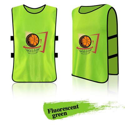 China Anti-wrinkle Hotsale soccer /soccer vest training mesh bibs training vest sport team custom logo for adult and kid football uniform for sale